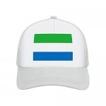 Jovno Cowboy Sun Hats Sierra Leone Flag Outdoor Shapeable Fashion Panama Sun Fisherman Hat
