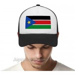 Jovno Cowboy Sun Hats South Sudan Flag Outdoor Shapeable Fashion Panama Sun Fisherman Hat