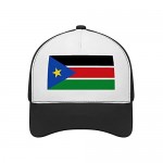 Jovno Cowboy Sun Hats South Sudan Flag Outdoor Shapeable Fashion Panama Sun Fisherman Hat