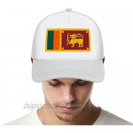 Jovno Cowboy Sun Hats Sri Lanka Flag Outdoor Shapeable Fashion Panama Sun Fisherman Hat
