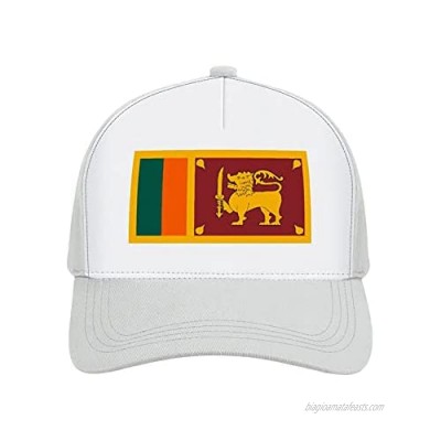 Jovno Cowboy Sun Hats Sri Lanka Flag Outdoor Shapeable Fashion Panama Sun Fisherman Hat
