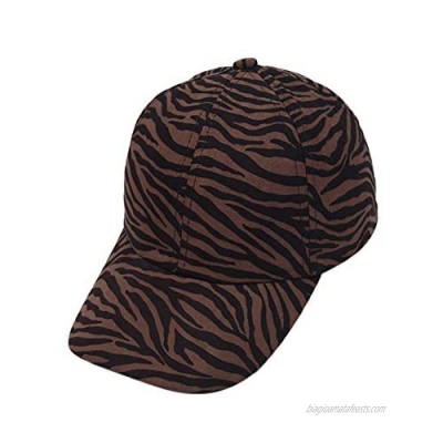 Leopard Print Baseball Cap Cheetah Print Dad Hat Adjustable Back Women Girls Cotton Hat