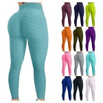 Women's High Waist Yoga Pants Tummy Control Slimming Booty Leggings Workout Running Butt Lift Tights with Tie-dye Pocket