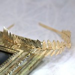 Greek Goddess Headband Costumes / Gold Leaf Branch Hair Band Crown / Bridal Wedding Headpiece (Greek Goddess Headband)