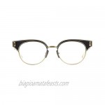 Dita Brixa DTX109-51-02A Eyeglass Frame Antique Silver - Antique Yellow Gold w/Clear Demo Lens 51mm