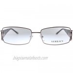 Versace VE 1163B 1333 Pink Gold Metal Rectangle Eyeglasses 52mm