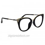 Zeelool Retro Oversized Cat Eye Blue Light Blocking Glasses for Women Dalton OP01934