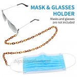 6 Eyeglass Chain Strap Holder Sunglass Chain Acrylic Face Covering Holder Chain Necklace Lanyard