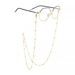 AllenCOCO 18K Gold Plated Eyeglass Chain Sunglasses Eyewear Strap Holder Reading Glasses Retainer for Women