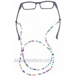 Colorful Beaded Eyeglass Holder for Women (Color 1)
