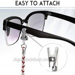 Eyeglass Chains for Women - Silver Eye Glasses Chain Cord Accessory - Glasses Lanyard Around Neck - 3 Pcs