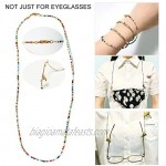 Eyeglass Chains for Women With Clips Chain For Glasses Holders Around Neck for Sunglasses Beads Chain