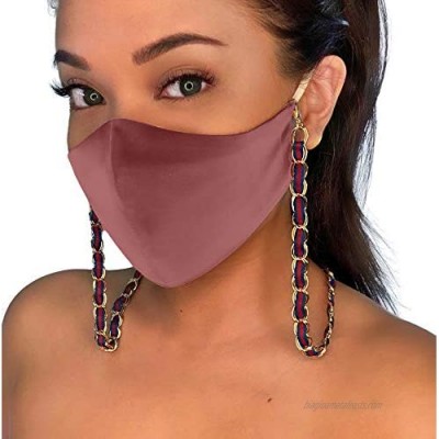 Face Mask Chain Women | Designer Chain Mask Lanyards For Women