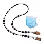 Face Mask Holder Stylish With Clips Women Girls Made in USA Safe Comfortable Decorative Lanyard Strap Necklace Jewelry Chain