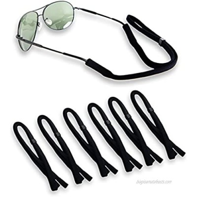 KOZR Glasses strap  Glasses holder 6 Pcs Adjustable for Sunglass and Eyeglass Glasses chain Suitable for Men and Women