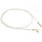 Neubella Pearl Mask Chains for Women with 18k Gold Plated Beads Necklace Mask Lanyard Holder Glasses Strap 75cm