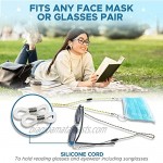 Vipond Products Face Mask lanyard - Multifunction Adjustable Length mask holder - Glasses holder with Safety Breakaway - 6 Color Pack