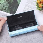 Smofax Glasses Case 3 Pack Hard Shell Eyeglasses Case Portable Spectacle Case Glasses Protective Storage Box