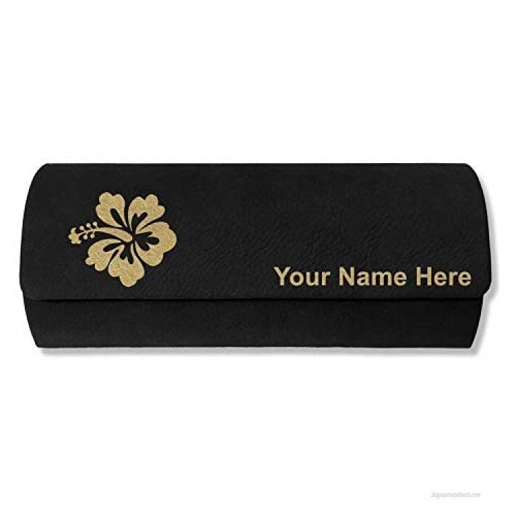 Sunglass Case Hibiscus Flower 1 Personalized Engraving Included