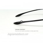 JULI Sports Sunglasses for Men Women Tr90 Rimless Frame for Running Fishing Baseball Driving MJ8001