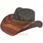 American Flag Vintage Cowboy Hat