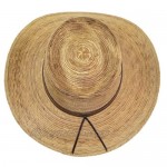 Mexican Palm Leaf Straw Gambler Bolero Sun Hat Classic Gaucho Cowboy Flex Fit Hat