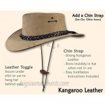 Oztrala】Leather Hat Crocodile Band Australian Outback Dundee Aussie Mens Womens Jacaru Black Brown Cowboy HLC1 US