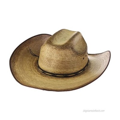 RESISTOL Mens Amarillo Sky Palm 4 1/8 Brim Straw Cowboy Hat