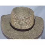 Stetson Gambler Straw Cowboy Hat Wheat L/XL