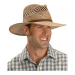 Stetson Men's Dove Mountain UV Protection Seagrass Straw Hat