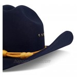 Western Cowboy Hat - Cattleman's with Cavalry Band - Black