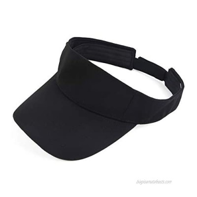 Melesh Plain Men Women Sport Headband Sun Visor Adjustable Athletic Sportswear Runing Outdoor Hat Cap