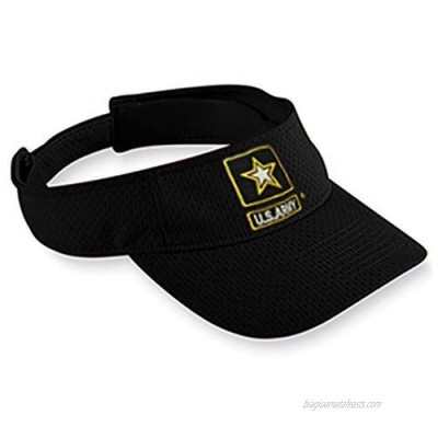 Sayre Visor with Embroidered Army Logo - LP062573 Black