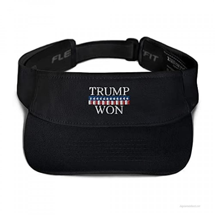 Trump Won (Embroidered Visor) Election Republican Gift