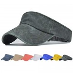 Unisex Sun Visor Hats for Women Men Adjustable Athletic Open-top Sports Visor Hat for Men Cotton Hats