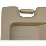 WEILEITE Left Driver Side and Right Passenger Side Sun Visor Compatible with Honda Civic 2006-2011 Replaces 83230-SNA-A01ZB/83280-SNA-A01ZB (Pair Beige)