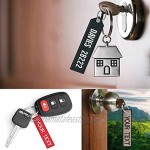 Custom Personalized Keychain Embroidery Your Text Name Keychain Car key Tags suitable for Motorcycles Cars
