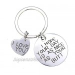 I Hope Your Day Is As Nice As Your Butt Keychain Boyfriend Girlfriend Gifts Keyring I Love You Wife Husband Gifts