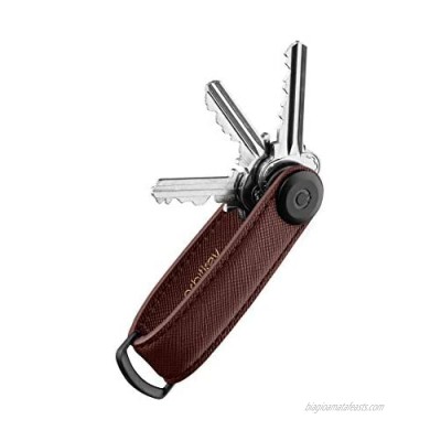 Orbitkey Saffiano Leather Key Organizer | Holds up to 7 Keys