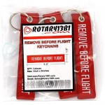 Remove Before Flight Key Chain - 3 Pack Red by Rotary13B1