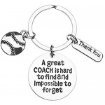 Softball Coach Keychain Baseball Coach Keychain Softball Gift Great Coach Gift Perfect Softball Coach or Baseball Coach Gifts