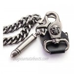 Wallet Chain Biker Hip Hop Punk Skull Pant Chain Heavy Waist Chain Suitable for Belt Loop Purse and Wallet