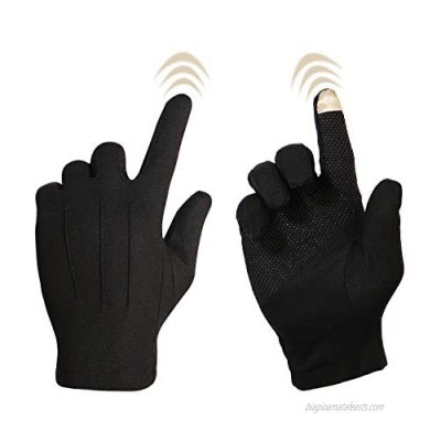 Bienvenu Driving Gloves for Men  Non Slip Touchscreen  Summer Sun Protection Gloves
