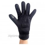 Dockers Men's Leather Gloves with Smartphone Capacitive Touchscreen Compatibility