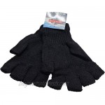 Fingerless Winter Gloves 12 Pairs Half Finger Stretchy Warm Knit Bulk Pack Mens Womens