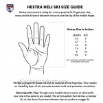 Hestra Army Leather Heli Ski Glove - Classic 5-Finger Snow Glove for Skiing and Mountaineering