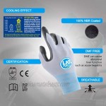 LIO FLEX Cool Working Gloves UV Protection Quick Drying Breathable 3 Pairs
