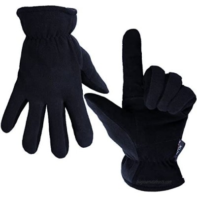 Men Women Winter Gloves Deerskin Suede Leather Palm -20°F Cold Proof Work Glove  no relevant skills.