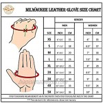 Milwaukee Leather Men's Deerskin Leather Thermal Gauntlet Gloves (L)