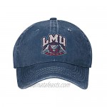 Ali Yee Lo-YOLA Marymount-University Neutral Washed Low-Key Cotton Dad Hat Cowboy Hat Navy